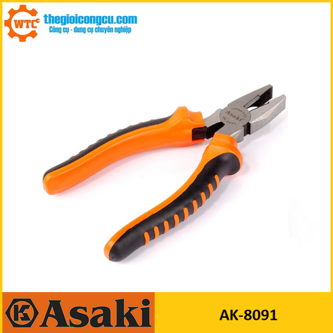Kềm răng kiểu mỹ 7”/175mm Asaki AK-8091