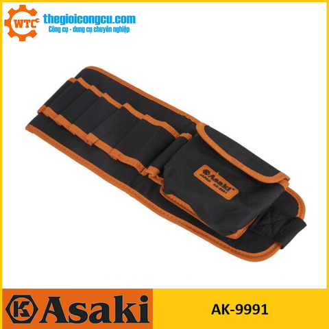 Túi đeo thắt lưng đựng đồ nghề 8 ngăn Asaki AK-9991
