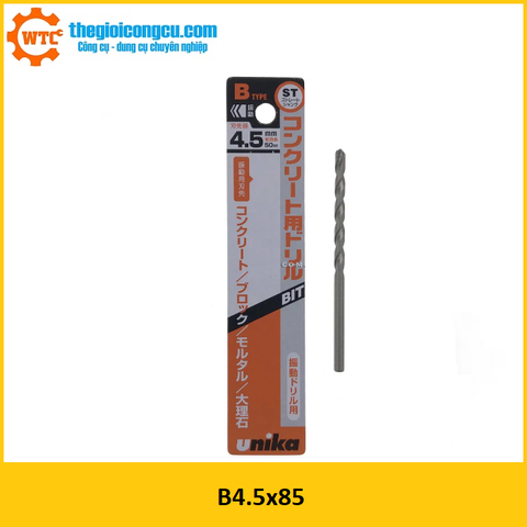 Mũi khoan tường 4.5x85mm Unika B4.5x85