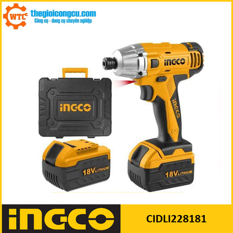 Máy siết vít dùng pin 18V Ingco CIDLI228181
