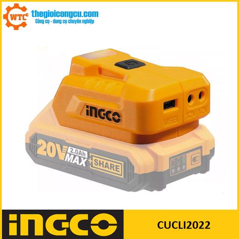 Thiết bị sạc USB 20V Ingco CUCLI2022