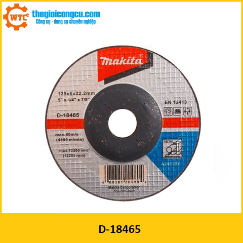 Đá mài sắt 125x6x22.2mm Makita D-18465