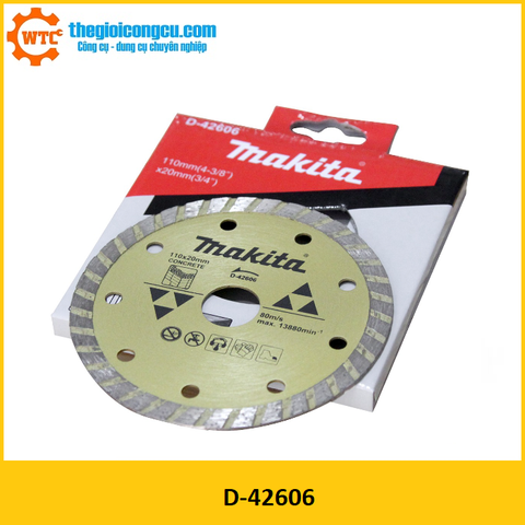Lưỡi cắt kim cương 110mm Makita D-42606