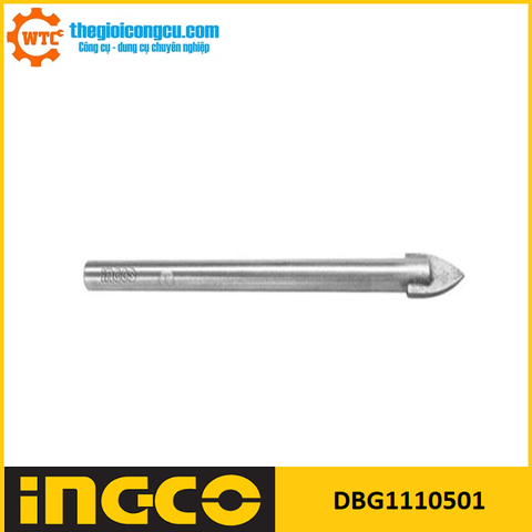 Mũi khoan gạch và kiếng 5x70mm Ingco DBG1110501