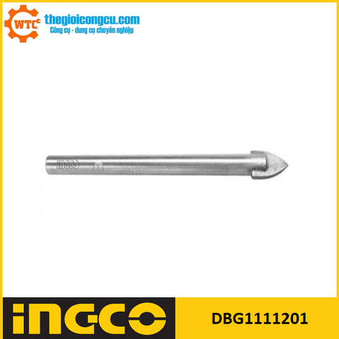 Mũi khoan gạch và kiếng 12x97mm Ingco DBG1111201
