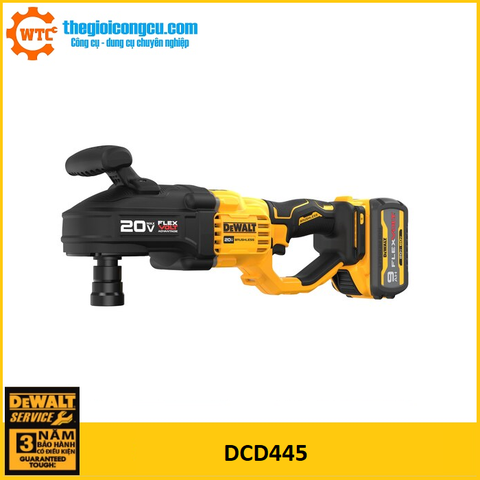 Máy khoan góc dùng pin 20V-60V Dewalt DCD445 (Hàng sắp về)