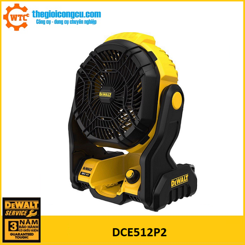 Quạt dùng pin Dewalt DCE512P2