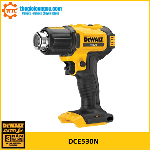 Máy thổi hơi nóng cầm tay pin 18V DeWALT DCE530N