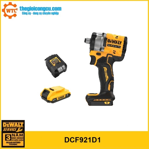 Máy siết bulon dùng pin 20V Dewalt DCF921D1( không kèm thùng nhựa)