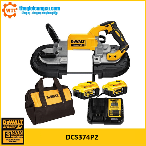 Máy cưa vòng pin 18V/20V max Dewalt DCS374P2