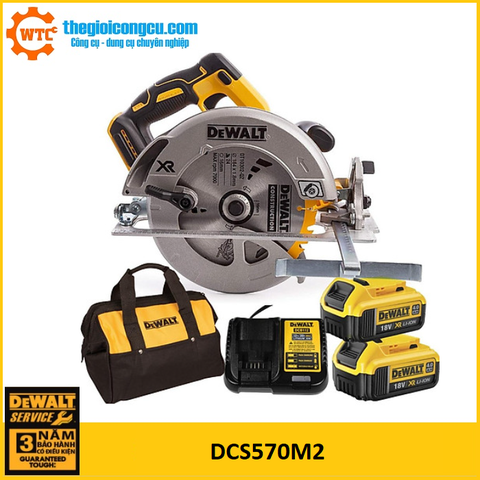 Máy cưa đĩa pin 18V/20V Max Dewalt DCS570M2