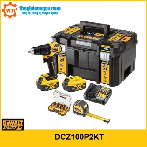 Máy khoan dùng pin 20V Max Dewalt DCZ100P2KT