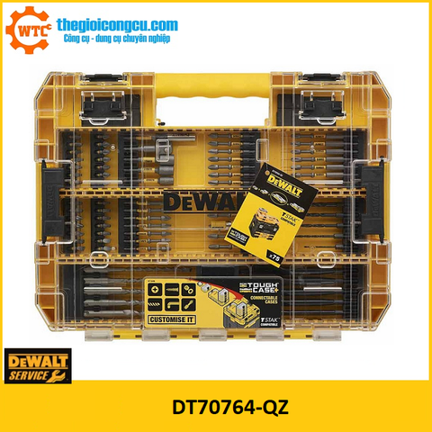 Bộ mũi vít đa năng 75 chi tiết Dewalt DT70764-QZ