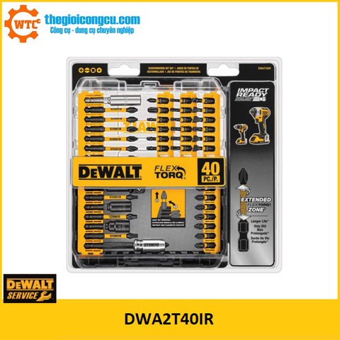 Bộ mũi vít DeWALT DWA2T40IR