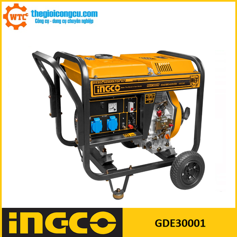 Máy phát điện dùng dầu 3.0Kw Ingco GDE30001