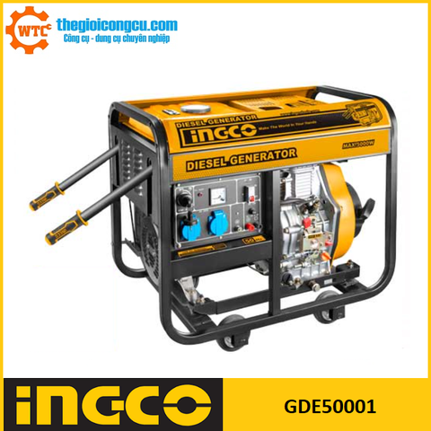 Máy phát dùng dầu 5.0Kw Ingco GDE50001