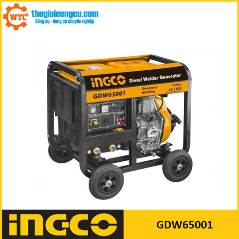 Máy phát điện dùng dầu (kết hợp chức năng máy hàng) 4.6Kw Ingco GDW65001