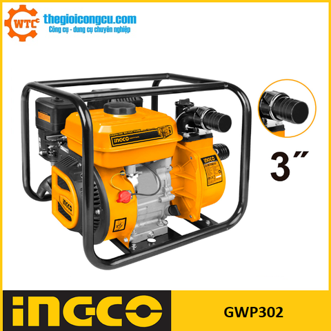 Máy bơm nước dùng xăng 7HP Ingco GWP302