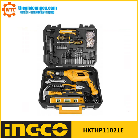 Bộ máy khoan 101 chi tiết Ingco HKTHP11021E