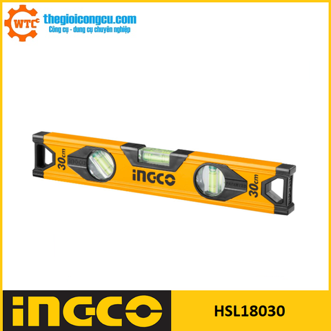 Thước thủy 30cm Ingco HSL18030