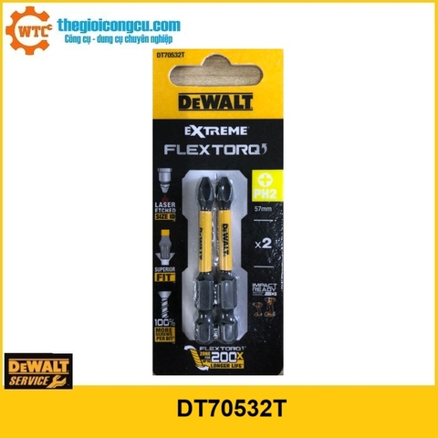 Mũi vặn vít PH2x 57mm DeWalt DT70532T