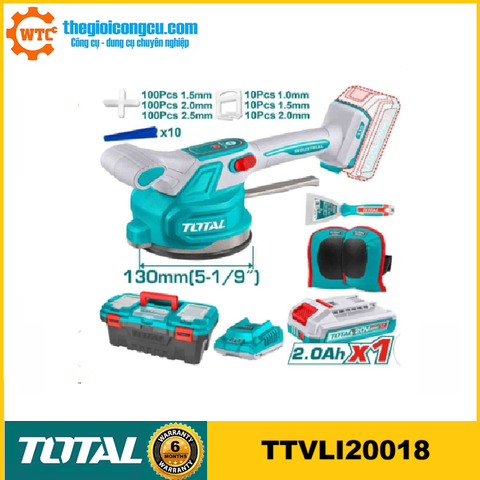 Máy rung ốp lát gạch dùng pin 20V Total TTVLI20018