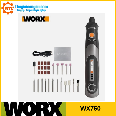 Máy mài khuôn cầm tay 4V Worx WX750