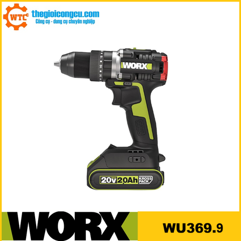 Thân máy khoan dùng pin 20V Worx WU369.9