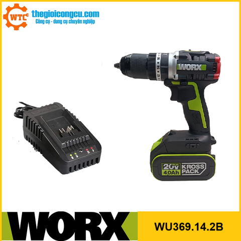 Máy khoan dùng pin 20V Worx WU369.14.2B