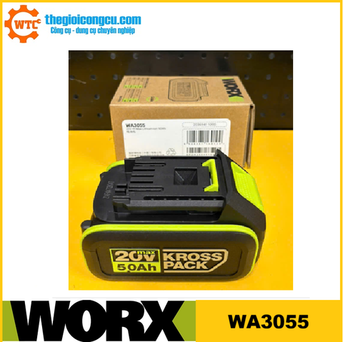 Pin 20V - 5.0.Ah Worx WA3055