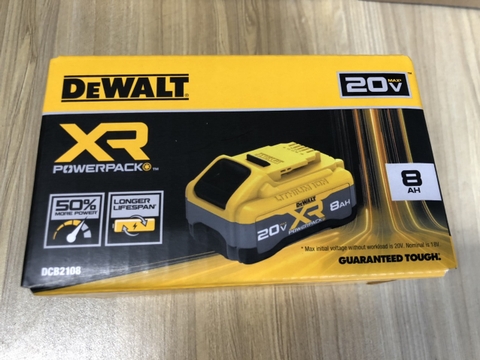 Copy of Pin 20V Max-8.0Ah Dewalt DCB2108