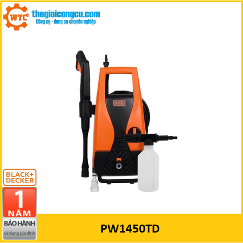 Máy phun xịt áp lực cao 1400W Black&Decker PW1450TD