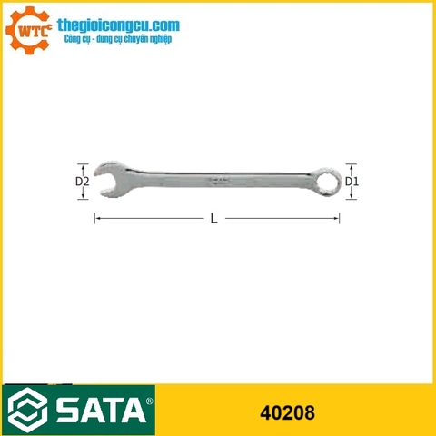 Cờ lê vòng miệng 17mm SATA 40212