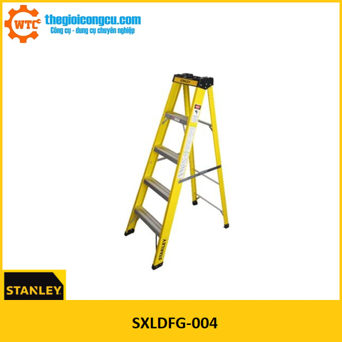 Thang xếp sợi thủy tinh 4 bậc Stanley SXLDFG-004