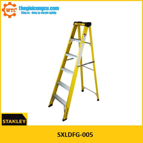Thang xếp sợi thủy tinh 5 bậc Stanley SXLDFG-005