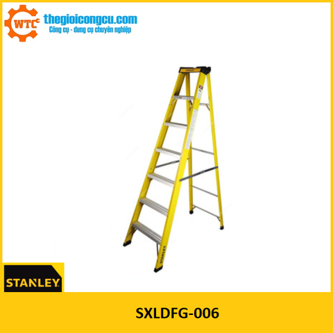 Thang xếp sợi thủy tinh 6 bậc Stanley SXLDFG-006