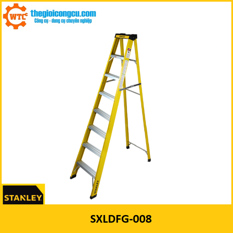 Thang xếp sợi thủy tinh 8 bậc Stanley SXLDFG-008