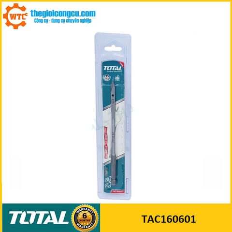 Mũi khoan gỗ đầu dẹp 6mm Total TAC160601