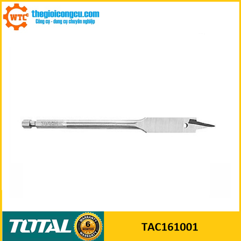 Mũi khoan gỗ đầu dẹp 10mm Total TAC161001