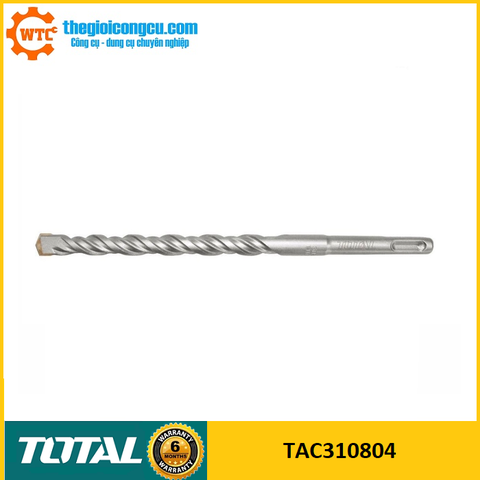 Mũi khoan bê tông chuôi gài 8x260mm Total TAC310804