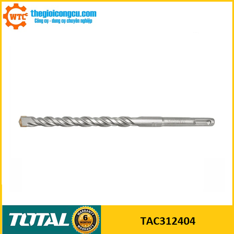 24x310mm Mũi khoan bê tông gài Total TAC312404