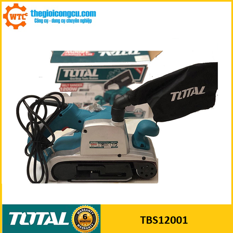 Máy chà nhám băng 610x100mm 1200W Total TBS12001