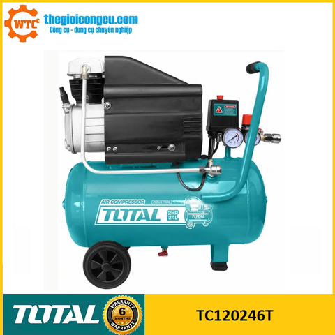Máy nén khí có dầu dung tích 24 lít Total TC120246T