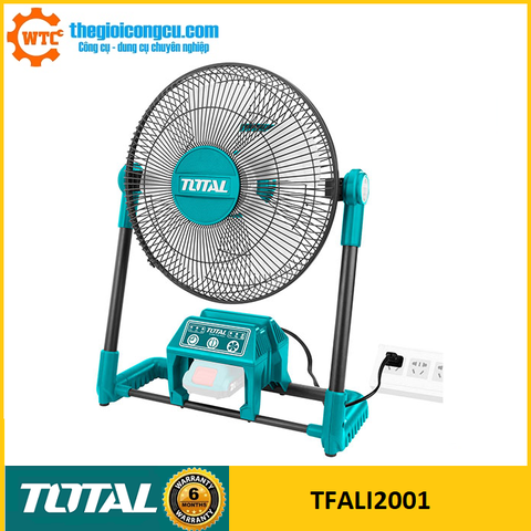 Quạt máy dùng pin 20V Total TFALI2001