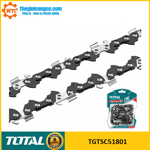 Dây cưa xích cho máy cưa xích xăng 18inch Total TGTSC51801