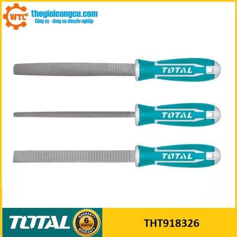 Bộ giũa gỗ 3 chi tiết Total THT918326