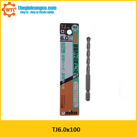 Mũi khoan gạch chuôi gài Unika TJ6.0x100