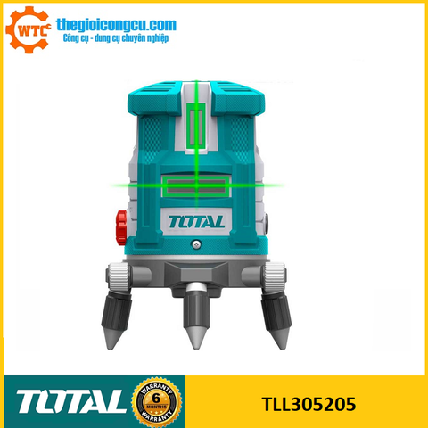 Máy đo cân mực 5 tia laser xanh 20m Total TLL305205