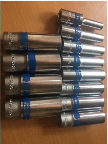 Đầu tuýp dài lục giác 17mm - 1/2