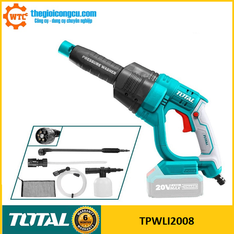 Máy xịt rửa dùng pin 20V Total TPWLI2008